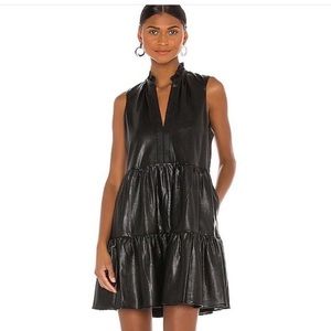 Amanda Uprichard Saffron Leather Dress